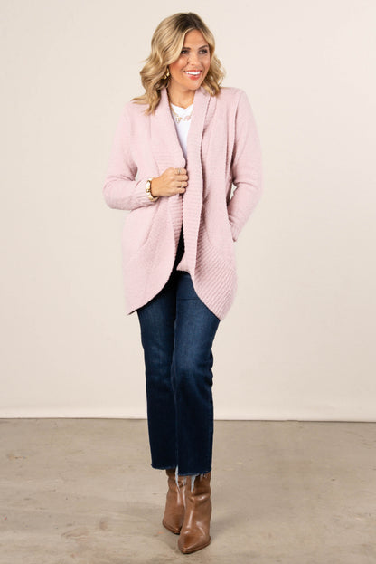 Bennington Chenille Open Front Cocoon Cardigan