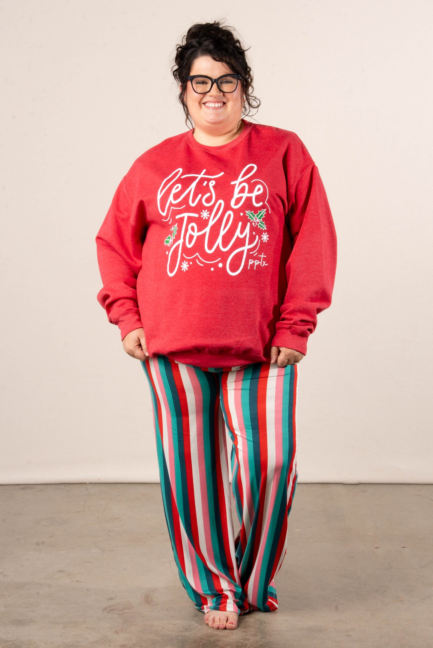 Let's Be Jolly Graphic Sweatshirt