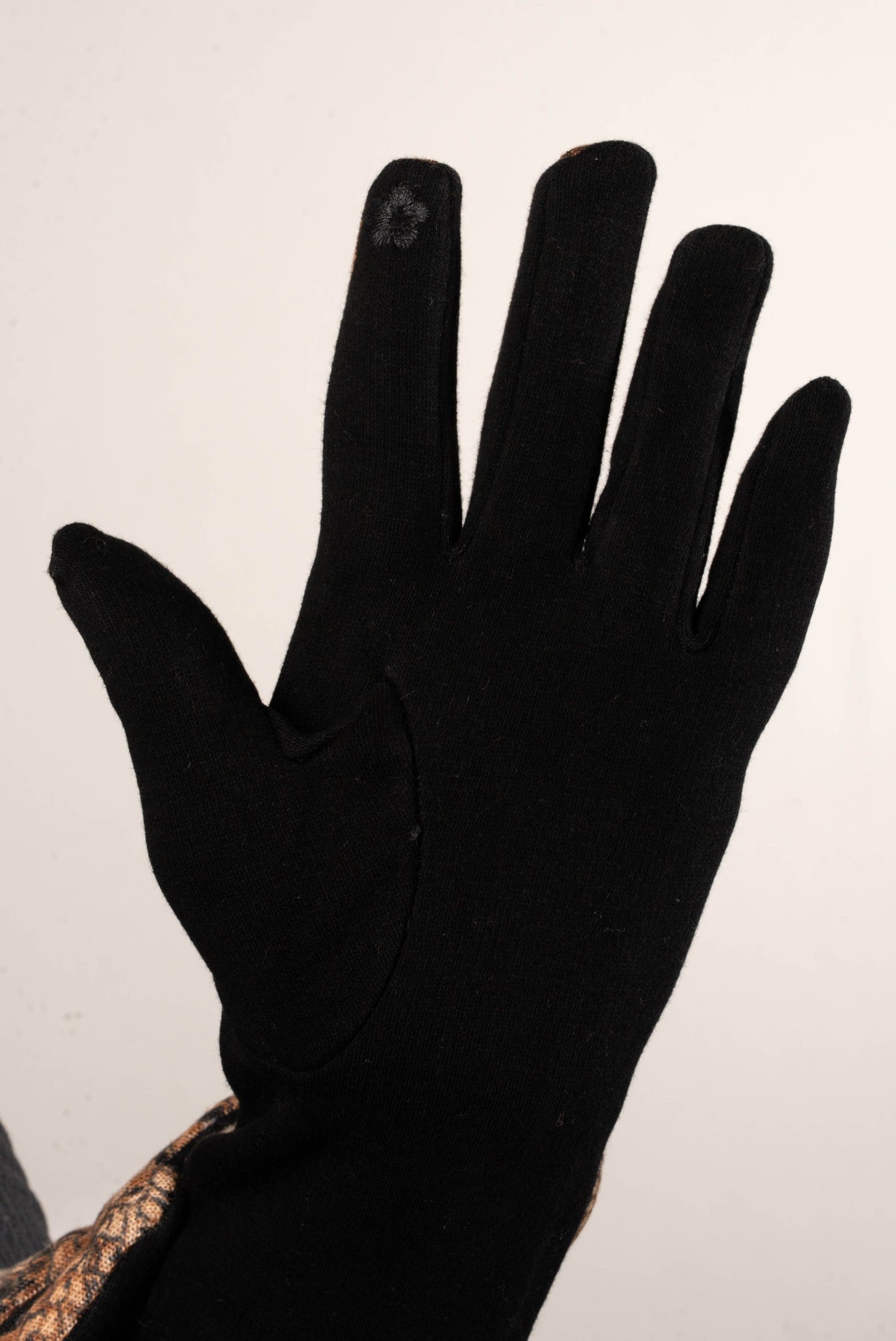 Snake Print Touchscreen Gloves
