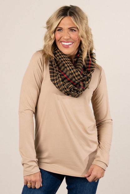 Houndstooth Infinity Scarf