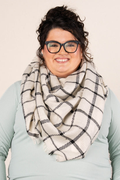 Plaid Blanket Scarf