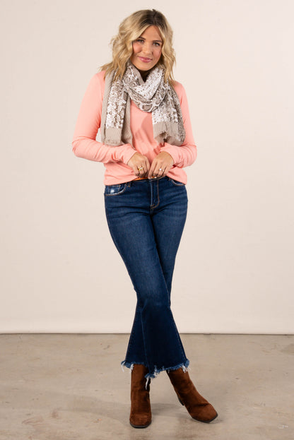 Snake Print Wrap Scarf