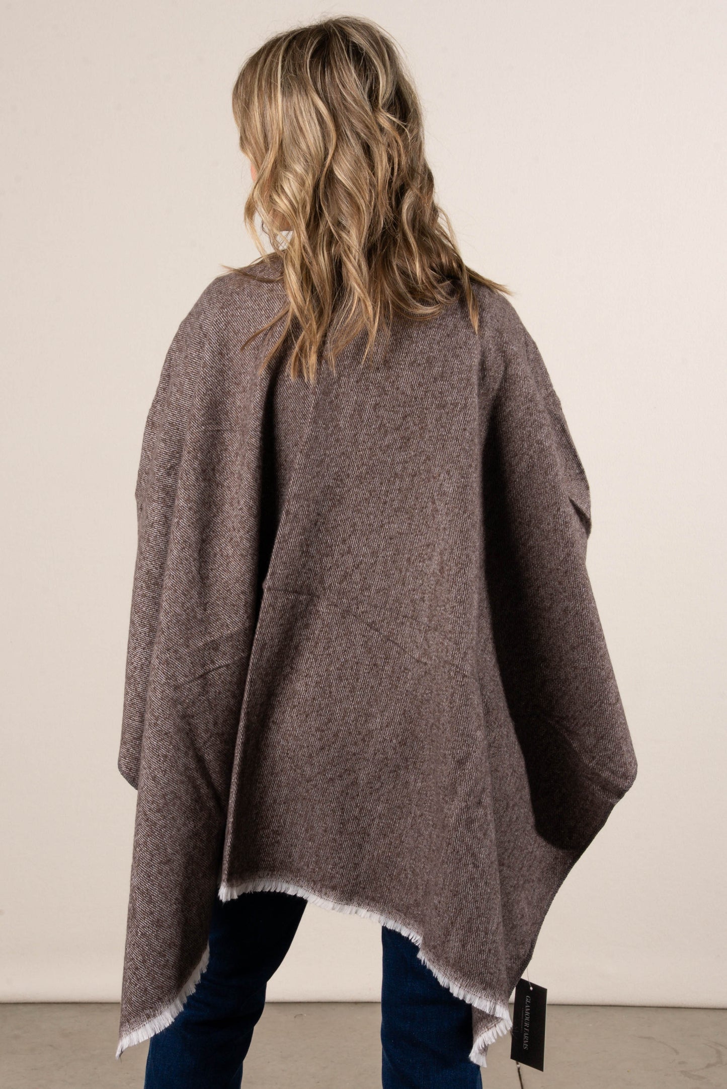 Open Front Wrap Shawl