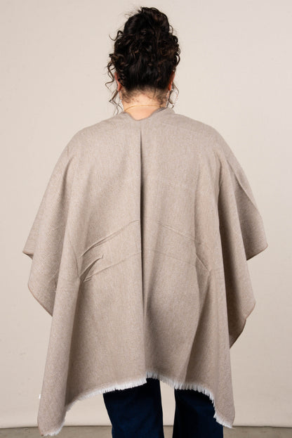 Open Front Wrap Shawl