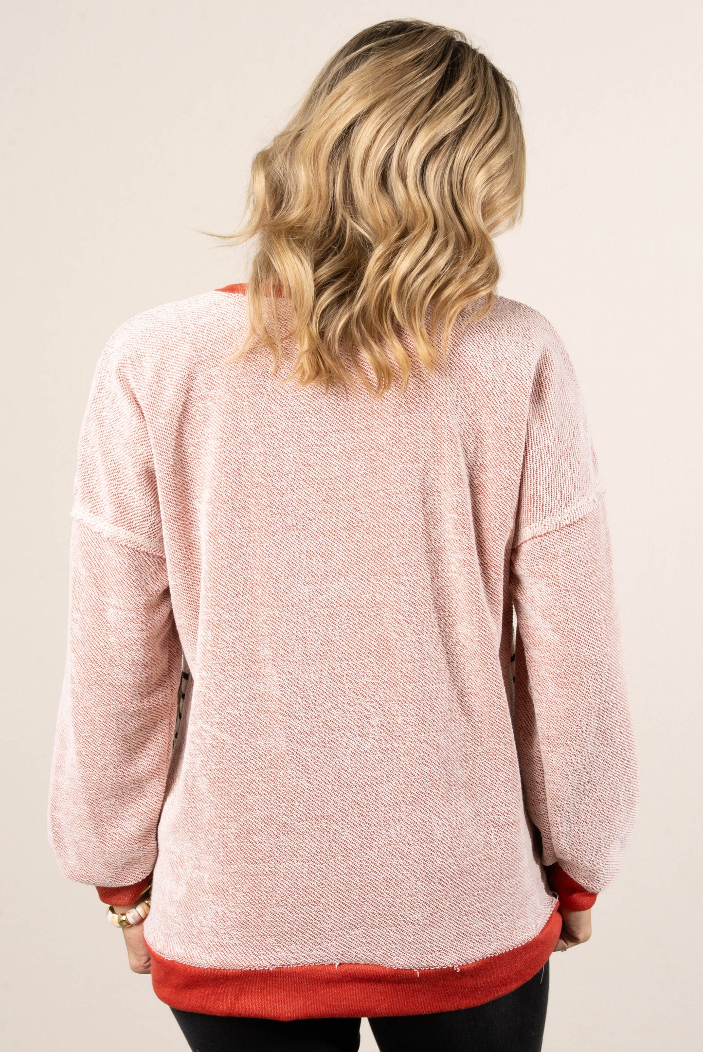 Jaida Striped Color Block Dolman Top