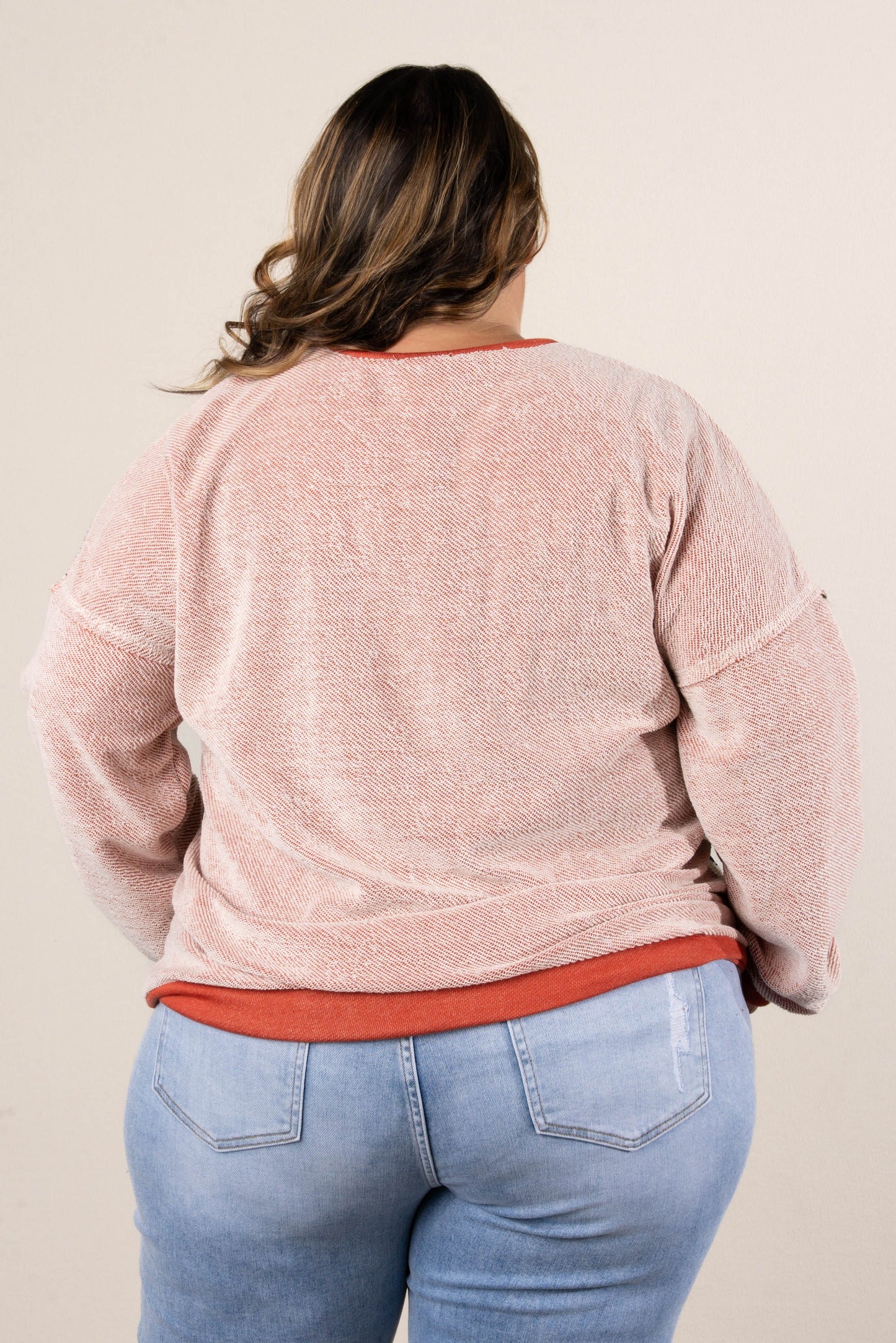 Jaida Striped Color Block Dolman Top