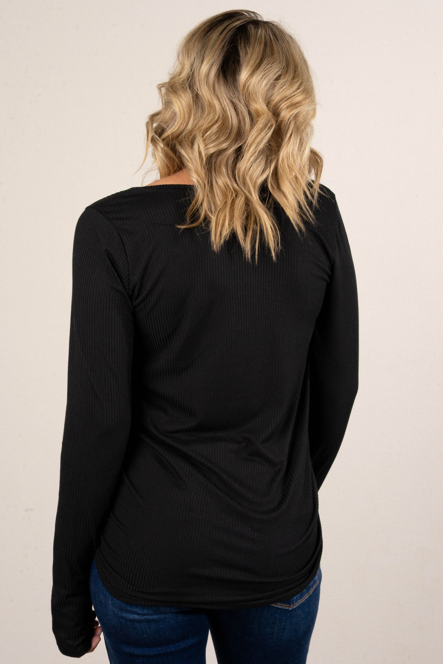 Peyton Ribbed Thumbhole Cuff Top