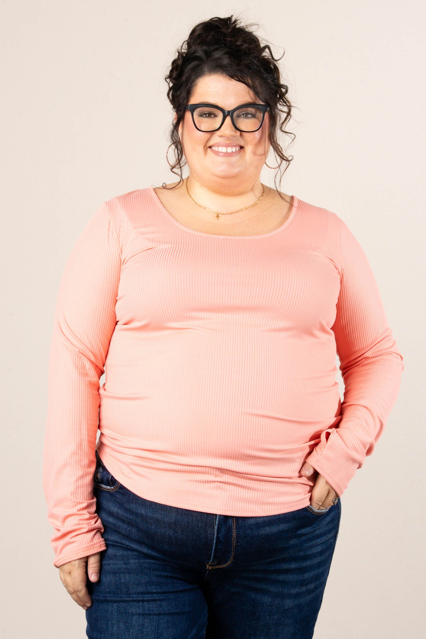 Peyton Ribbed Thumbhole Cuff Top