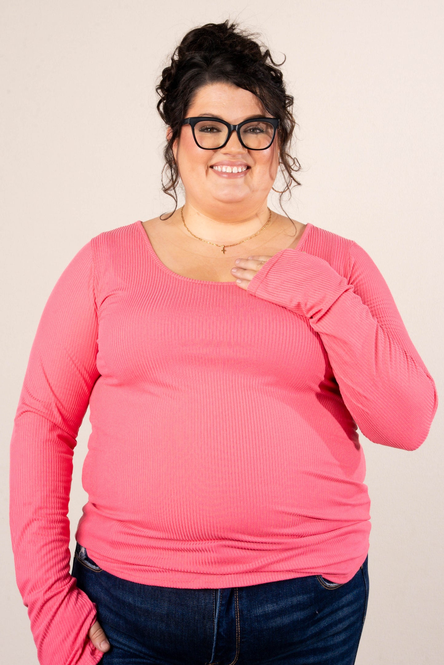 Peyton Ribbed Thumbhole Cuff Top