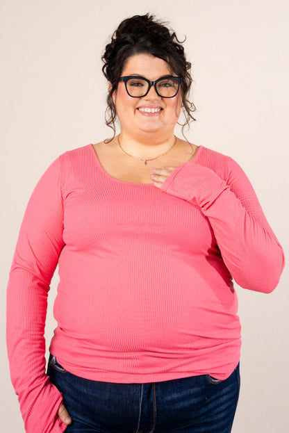 Peyton Ribbed Thumbhole Cuff Top