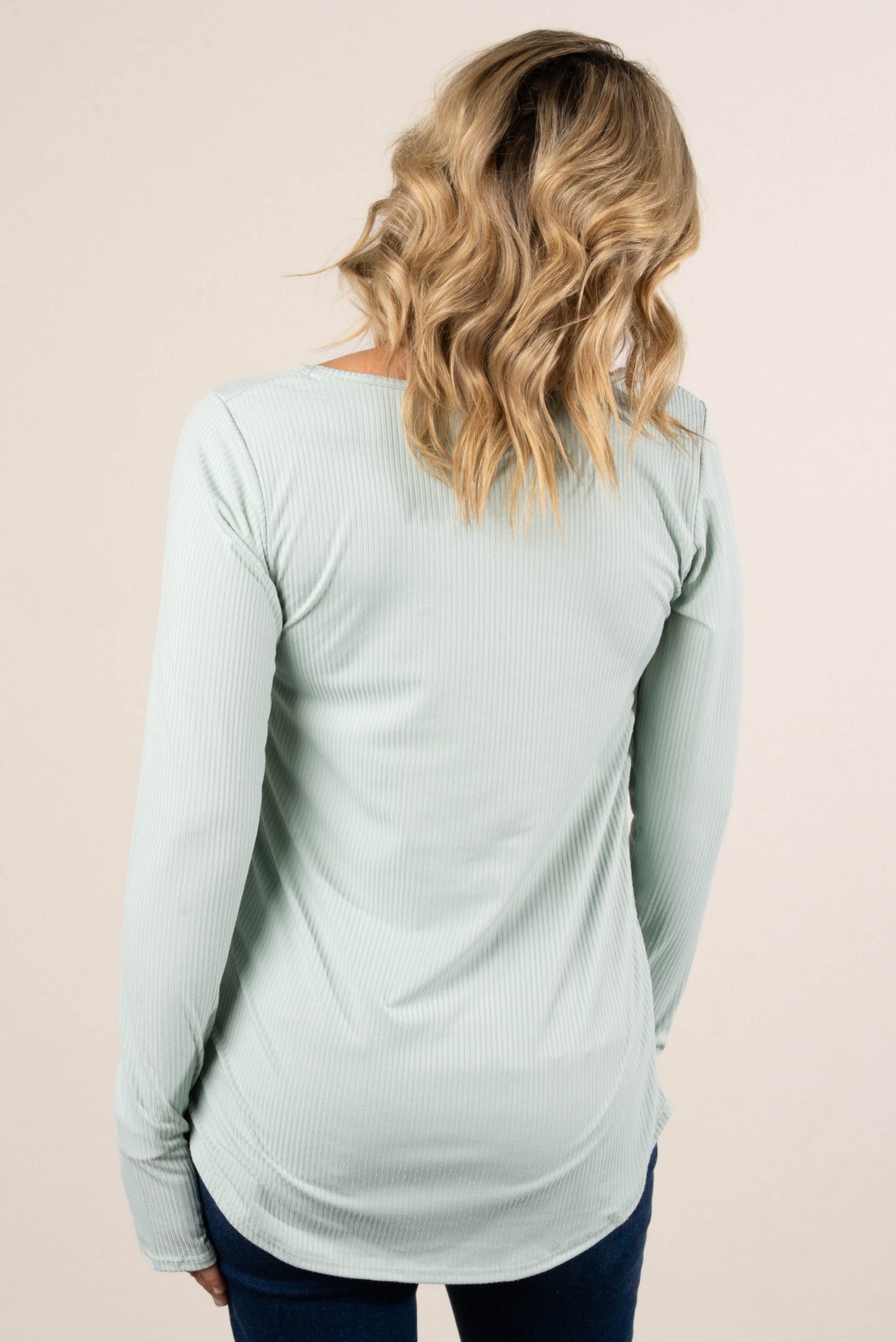 Peyton Ribbed Thumbhole Cuff Top