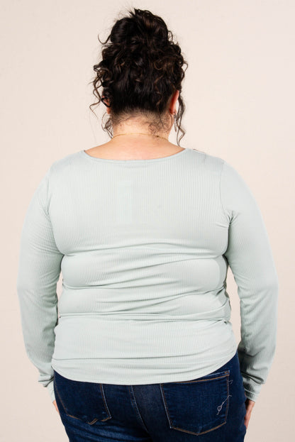 Peyton Ribbed Thumbhole Cuff Top