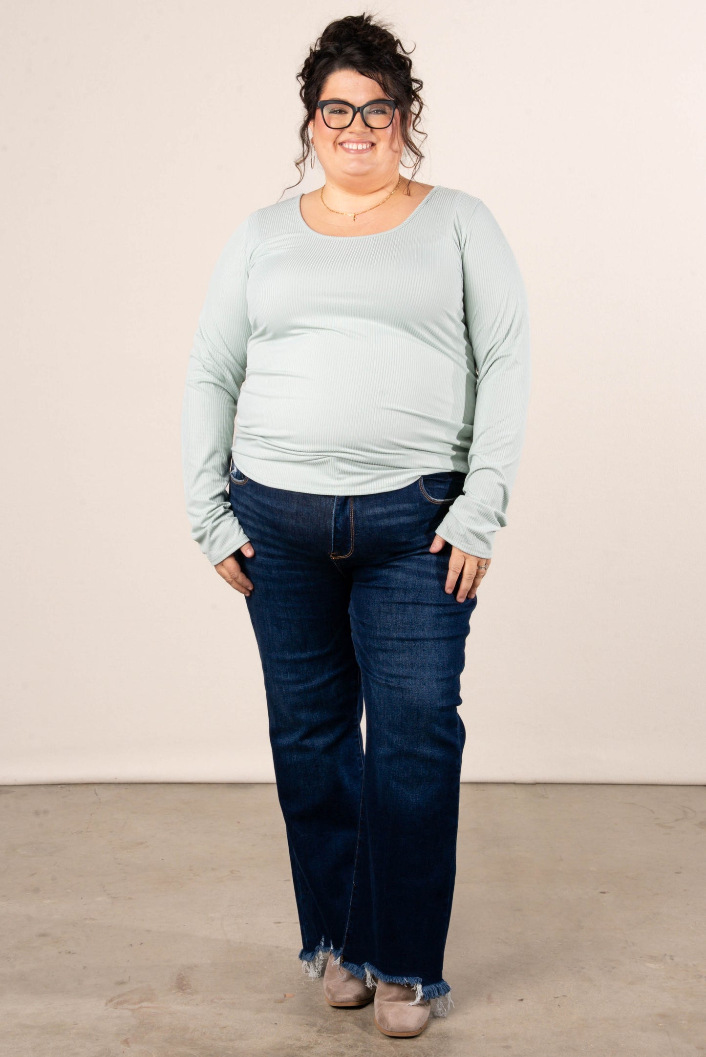 Peyton Ribbed Thumbhole Cuff Top