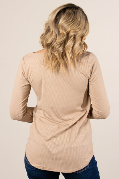 Peyton Ribbed Thumbhole Cuff Top