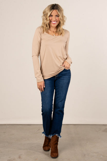Peyton Ribbed Thumbhole Cuff Top