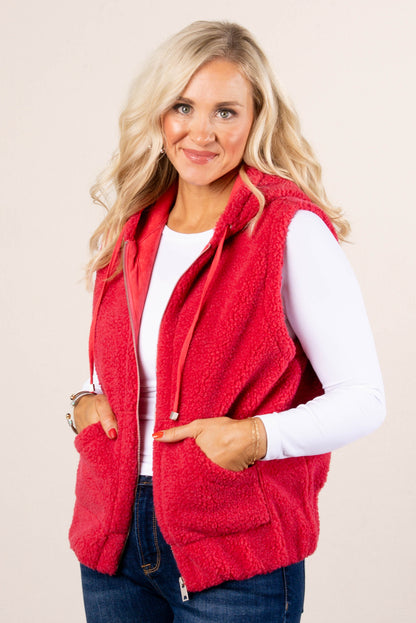 Snowbound Sherpa Hooded Vest