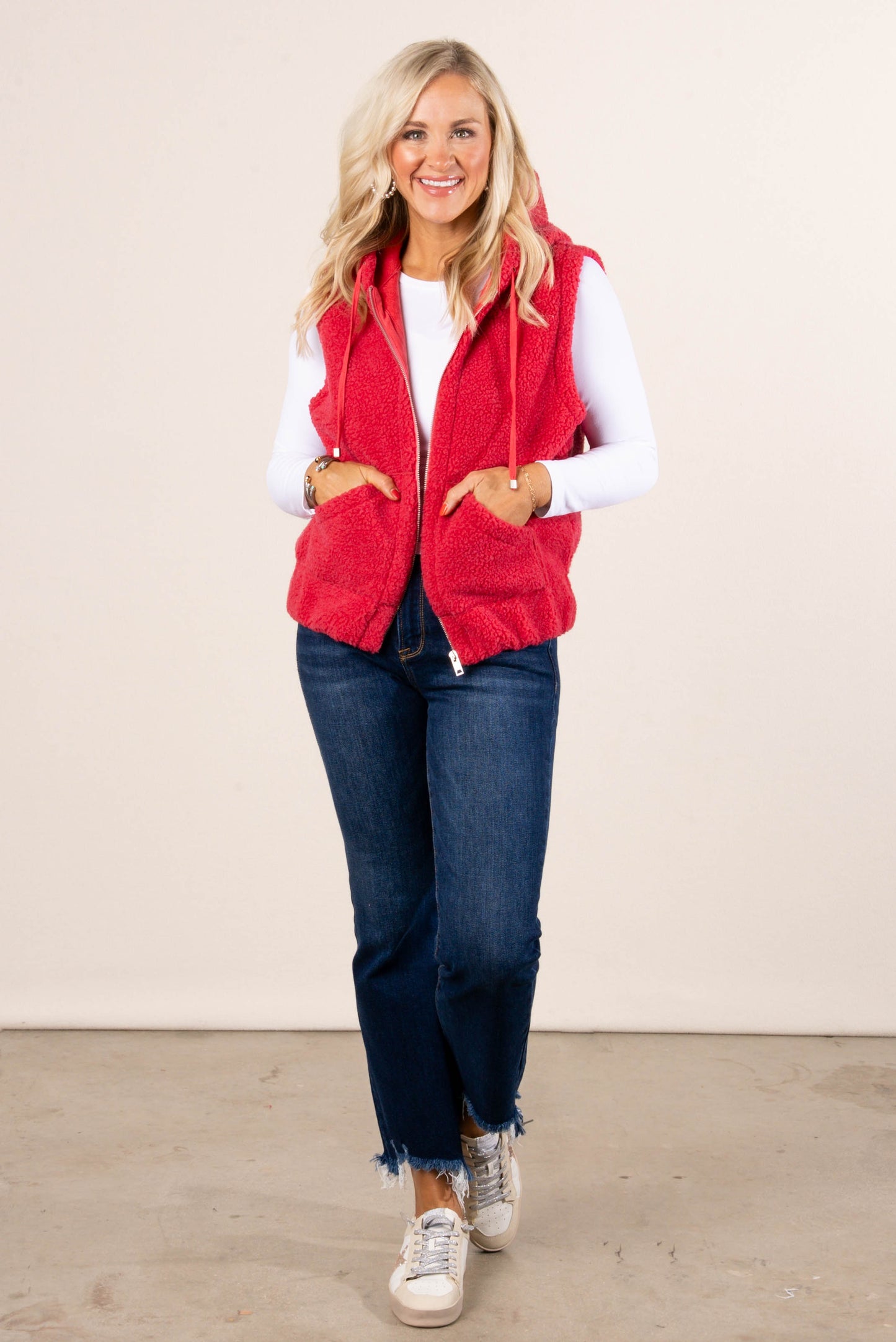 Snowbound Sherpa Hooded Vest