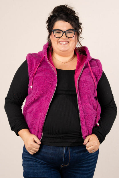 Snowbound Sherpa Hooded Vest