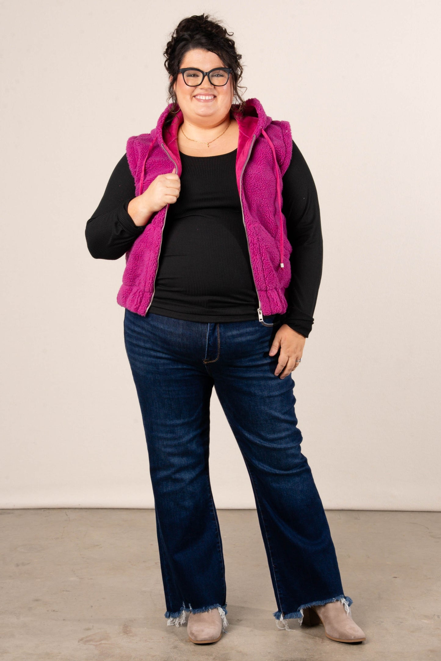 Snowbound Sherpa Hooded Vest