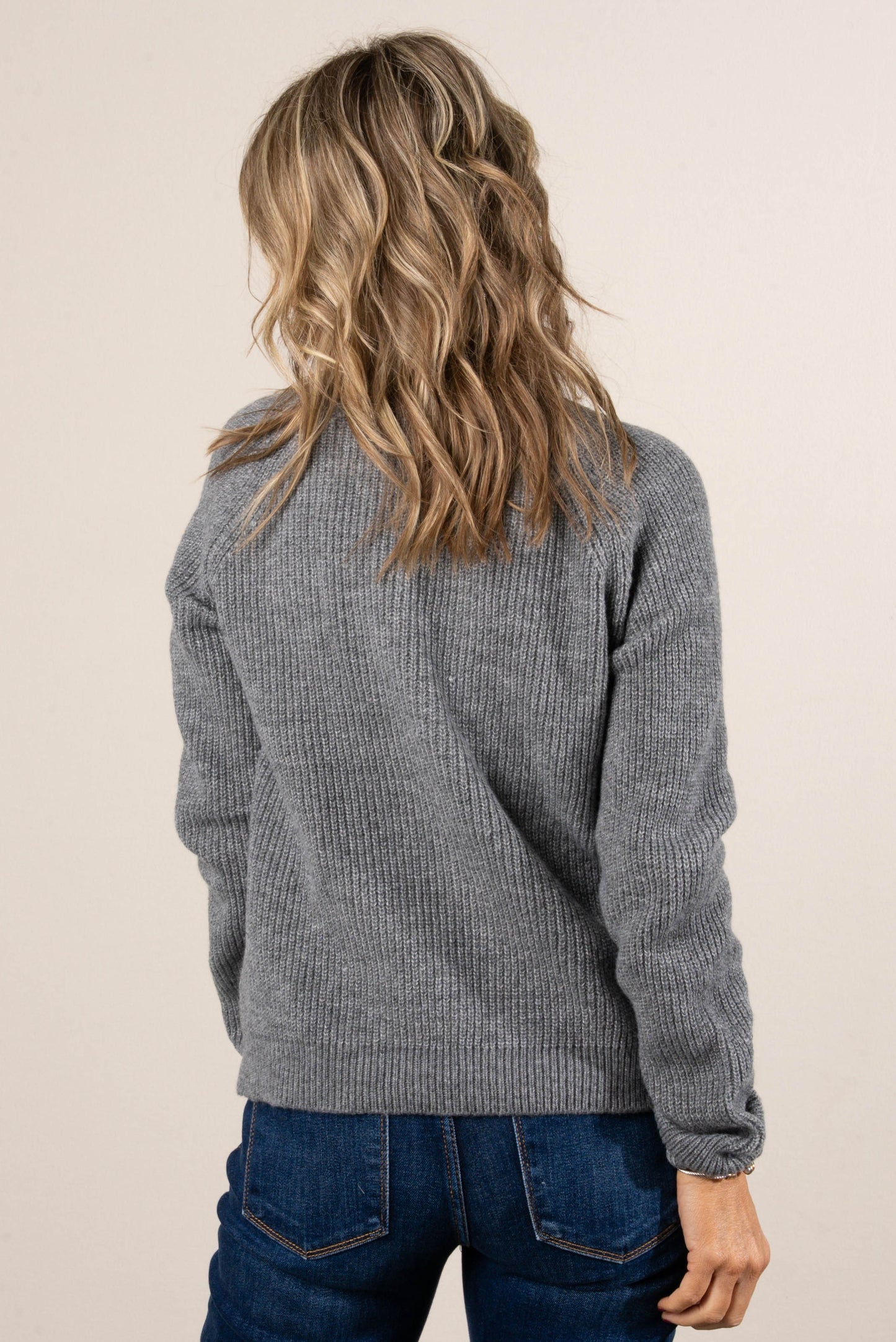 Sleigh Ride Rib Knit Button Up Cardigan