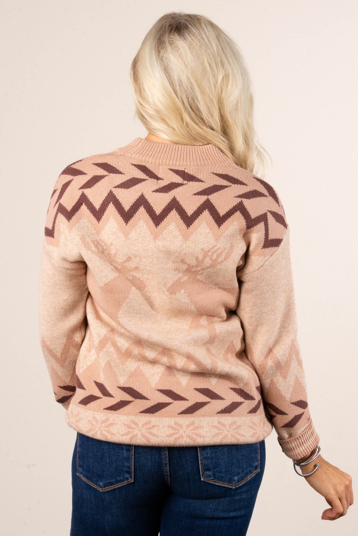 Up On The House Top Reindeer Sweater