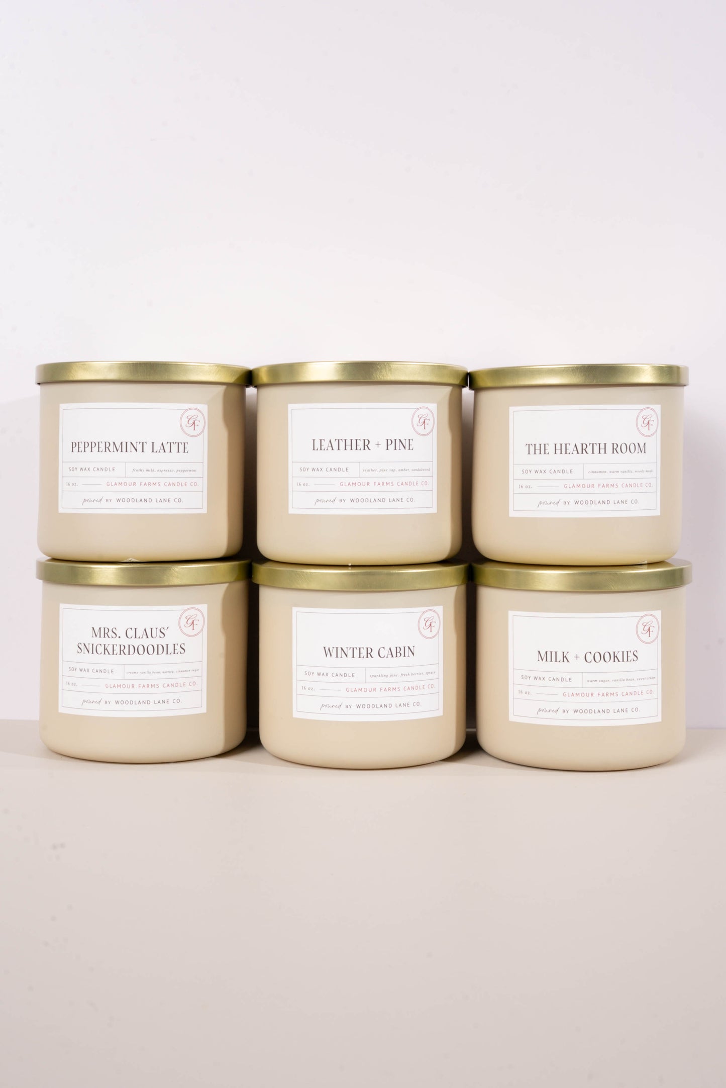 Glamour Farms Candle Co. | Holiday Collection Candles