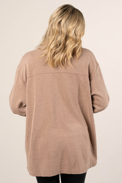 Easy Living Mini Waffle Knit Shacket