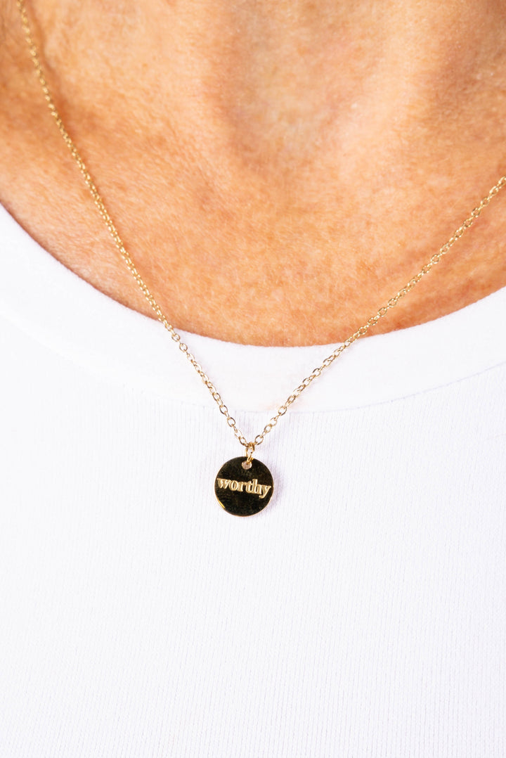 Worthy Disc Necklace