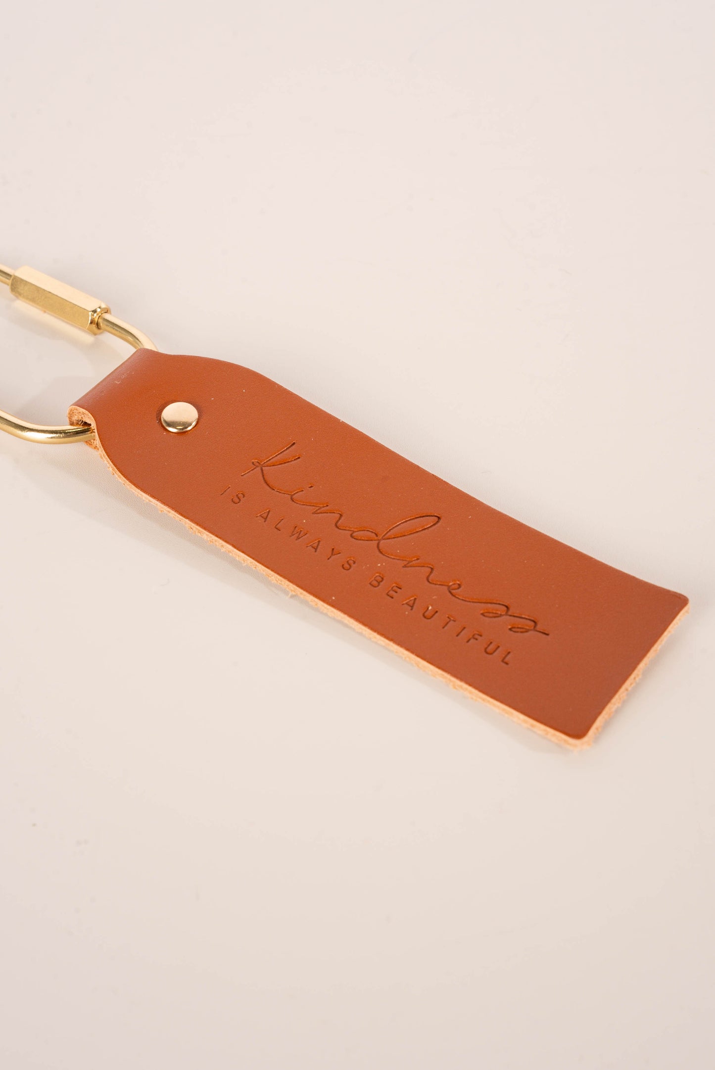 Inspirational Genuine Leather Key Fob