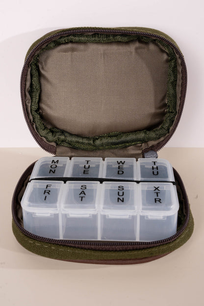 Canvas Pill & Vitamin Case