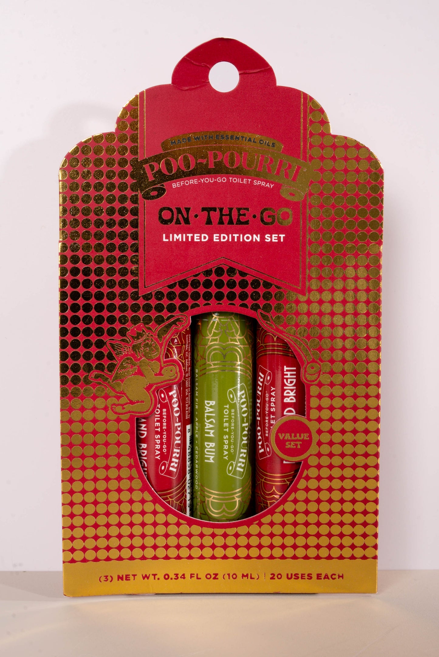 Poo-Pourri | Holiday On The Go Spritzmas Set