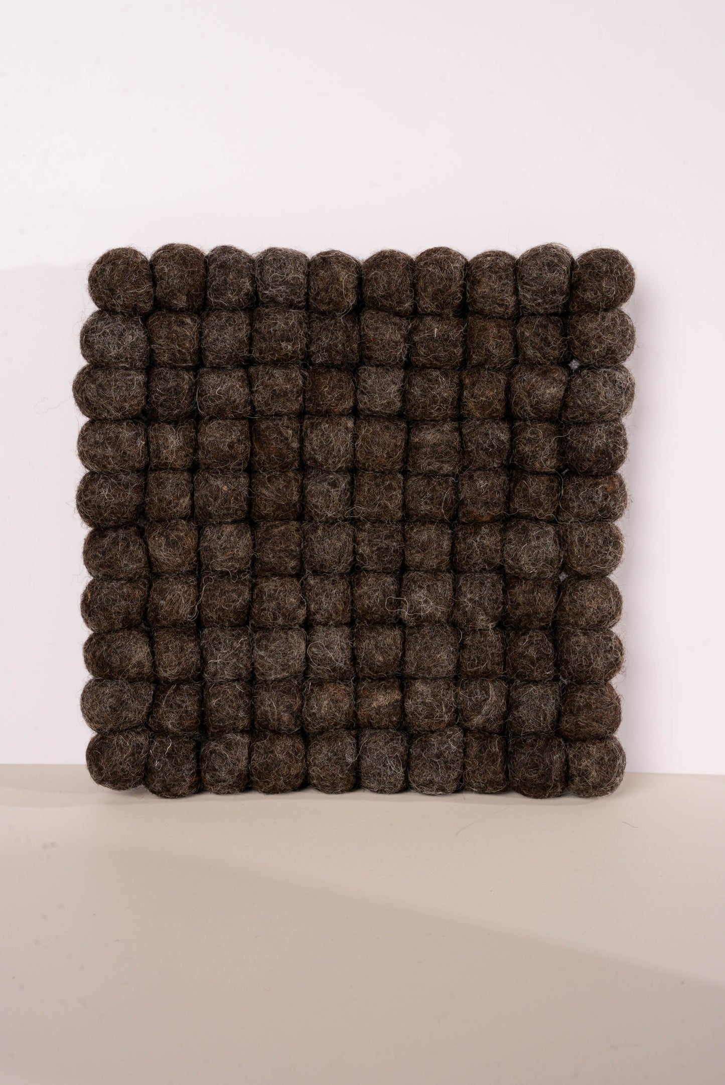 Hand Made Square Felt Balls Trivet