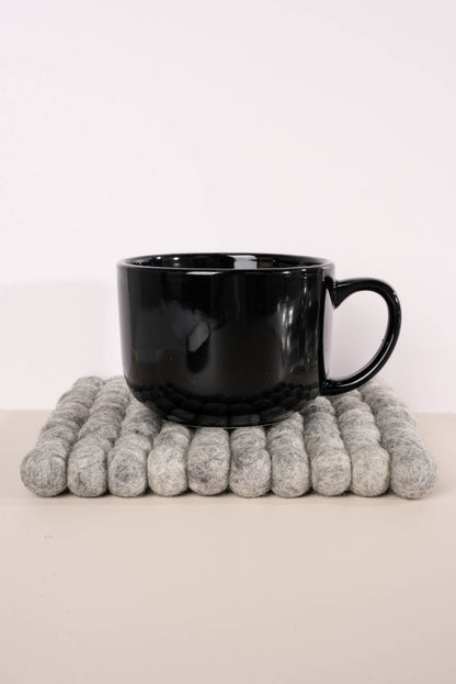 Hand Made Square Felt Balls Trivet