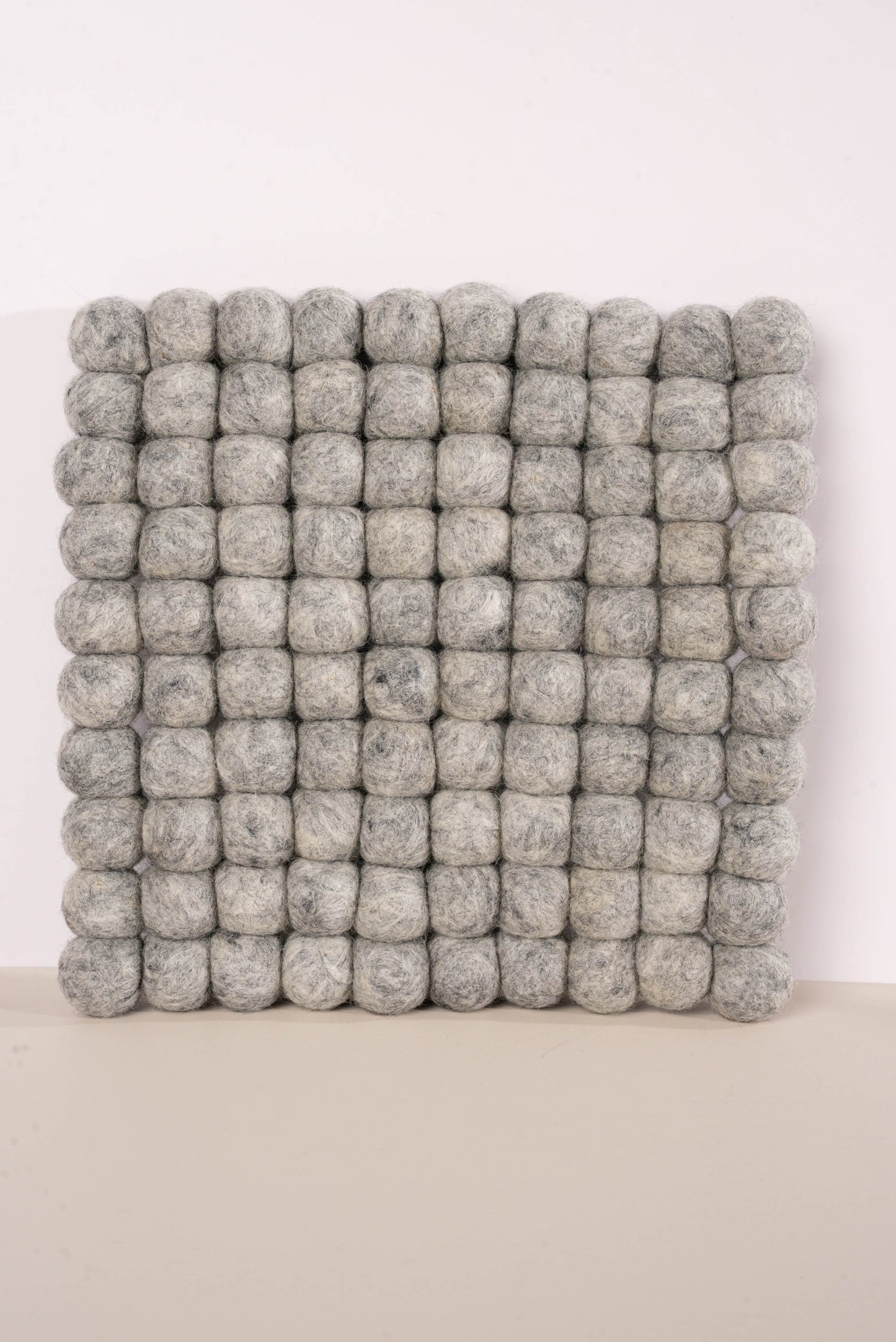 Hand Made Square Felt Balls Trivet