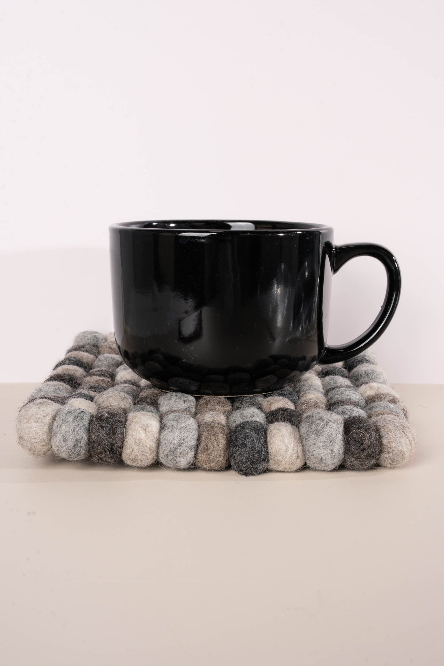 Hand Made Square Felt Balls Trivet