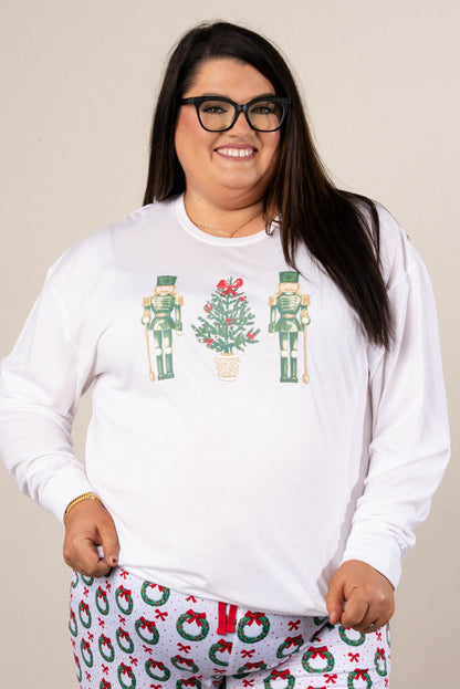 Watercolor Nutcracker Long Sleeve Graphic Tee