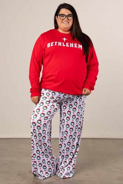 Clara Wreath Pajama Pants