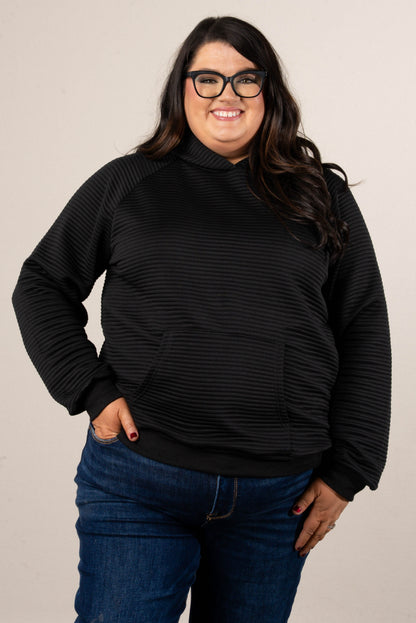 Snuggle Up Ribbed Hooded Pullover