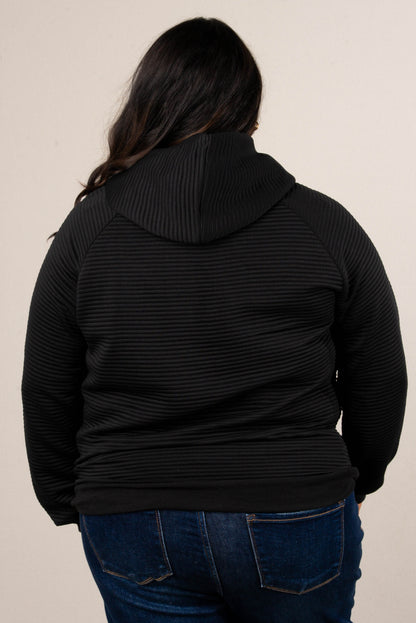 Snuggle Up Ribbed Hooded Pullover