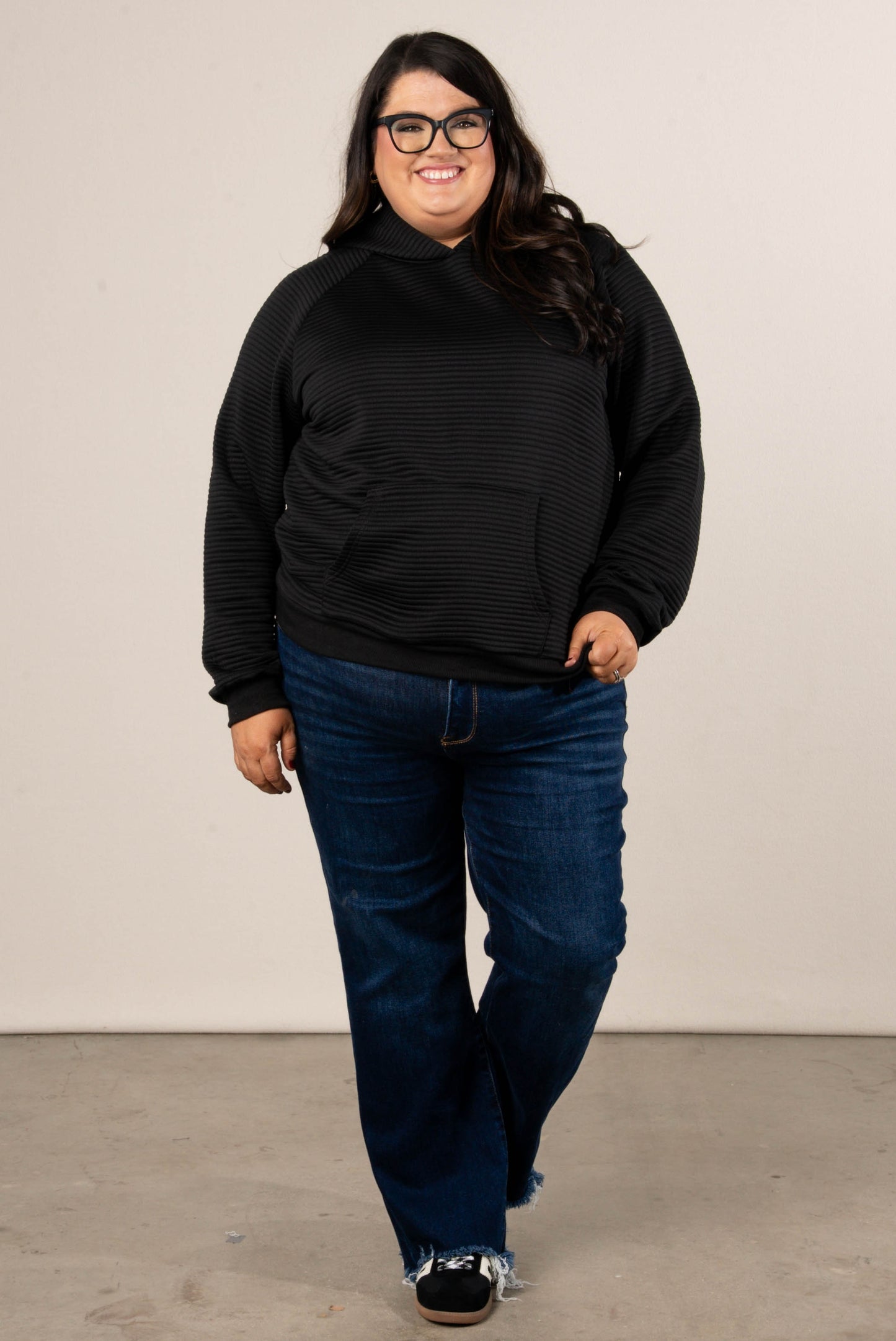 Snuggle Up Ribbed Hooded Pullover