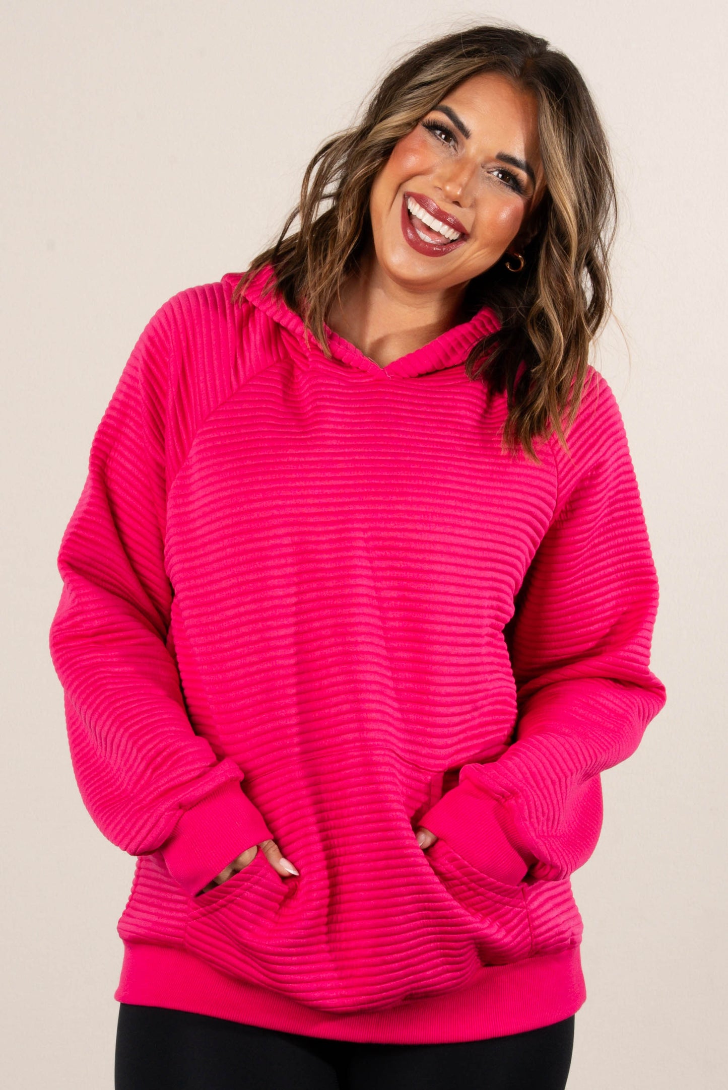 Snuggle Up Ribbed Hooded Pullover