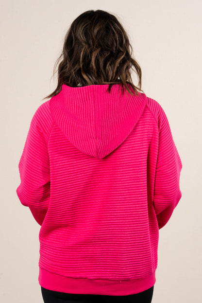 Snuggle Up Ribbed Hooded Pullover
