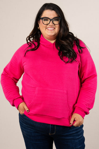 Snuggle Up Ribbed Hooded Pullover