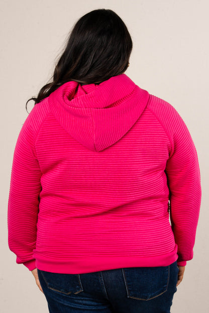 Snuggle Up Ribbed Hooded Pullover