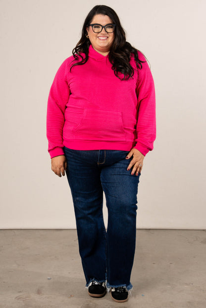 Snuggle Up Ribbed Hooded Pullover