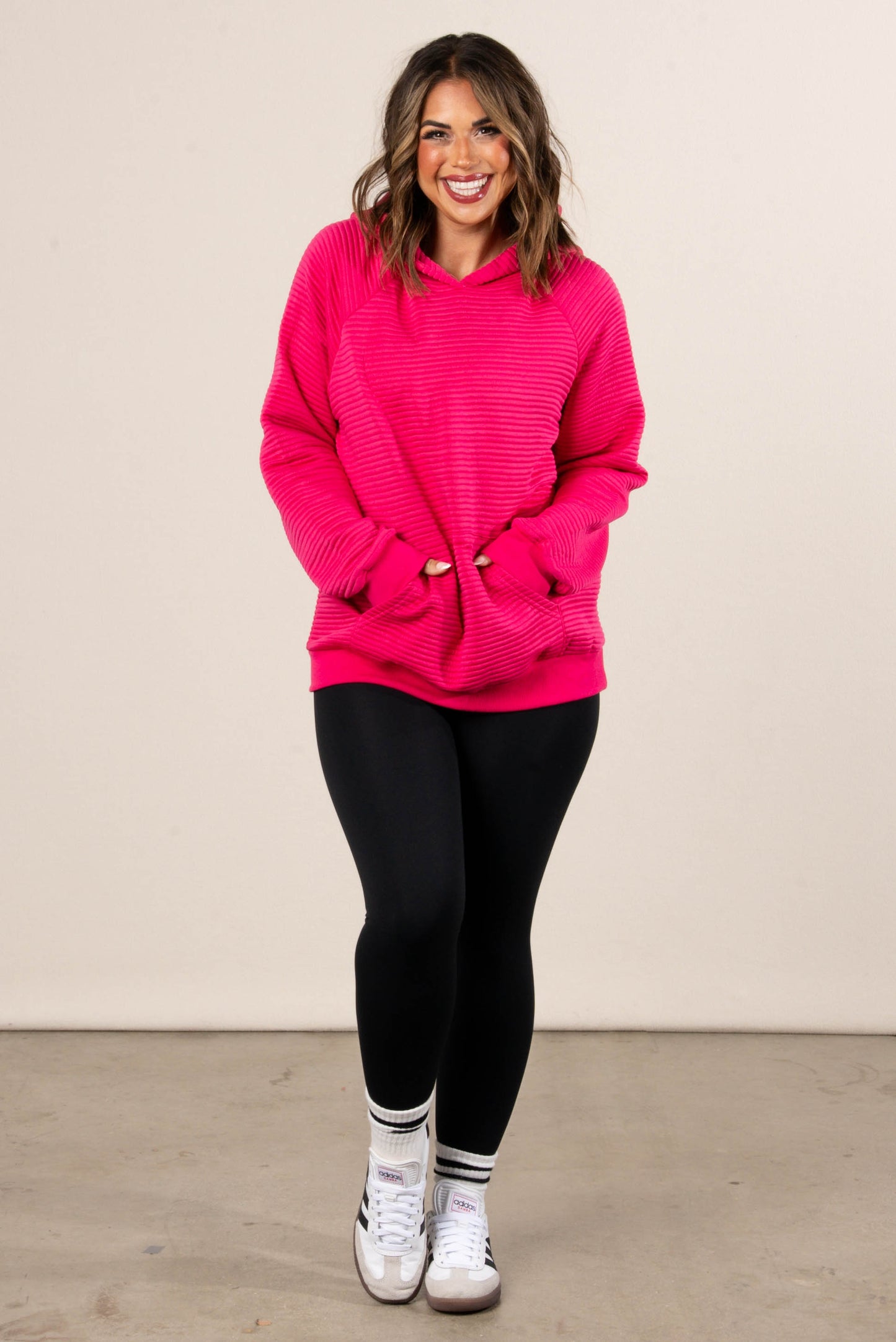Snuggle Up Ribbed Hooded Pullover