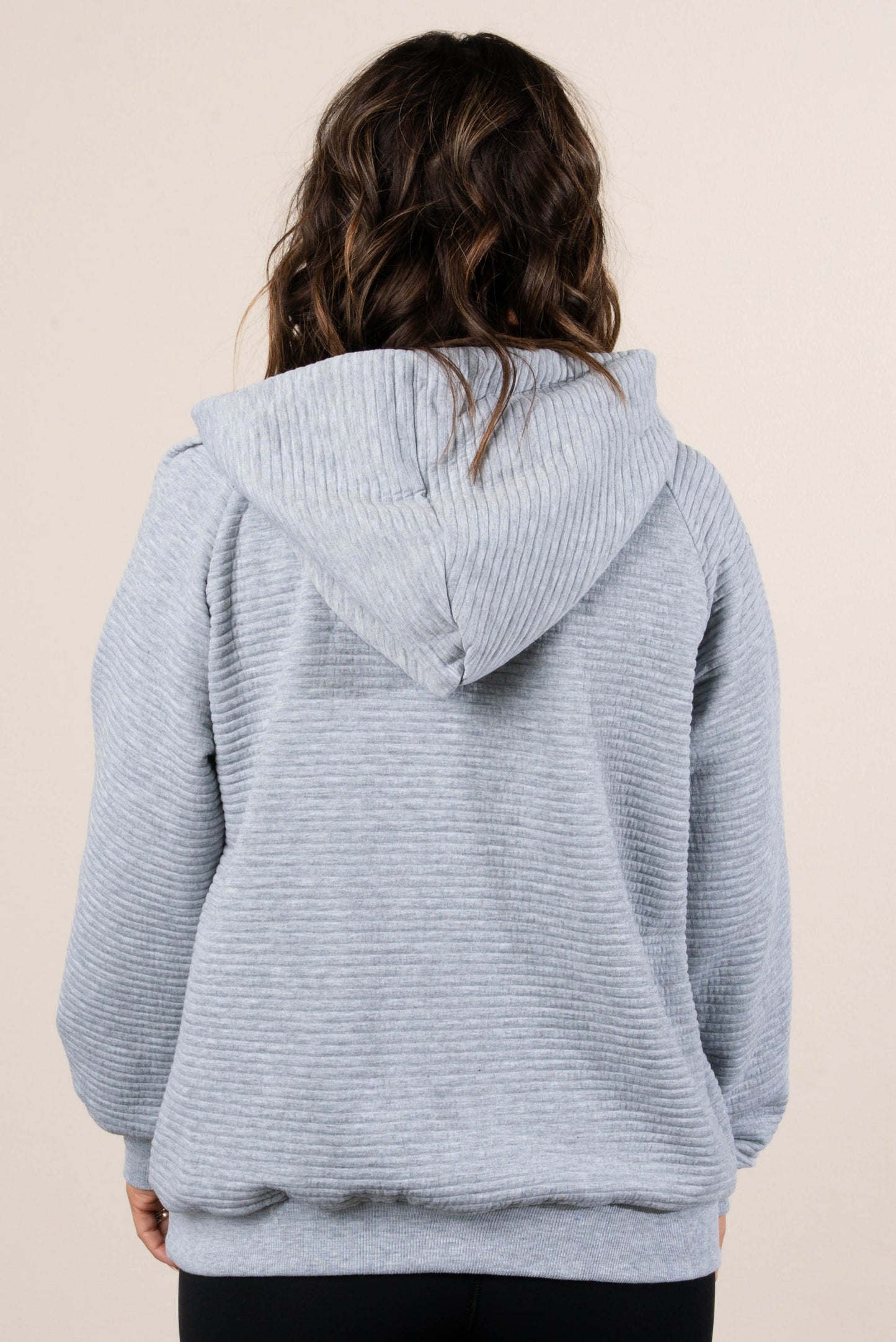 Snuggle Up Ribbed Hooded Pullover