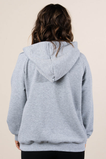 Snuggle Up Ribbed Hooded Pullover