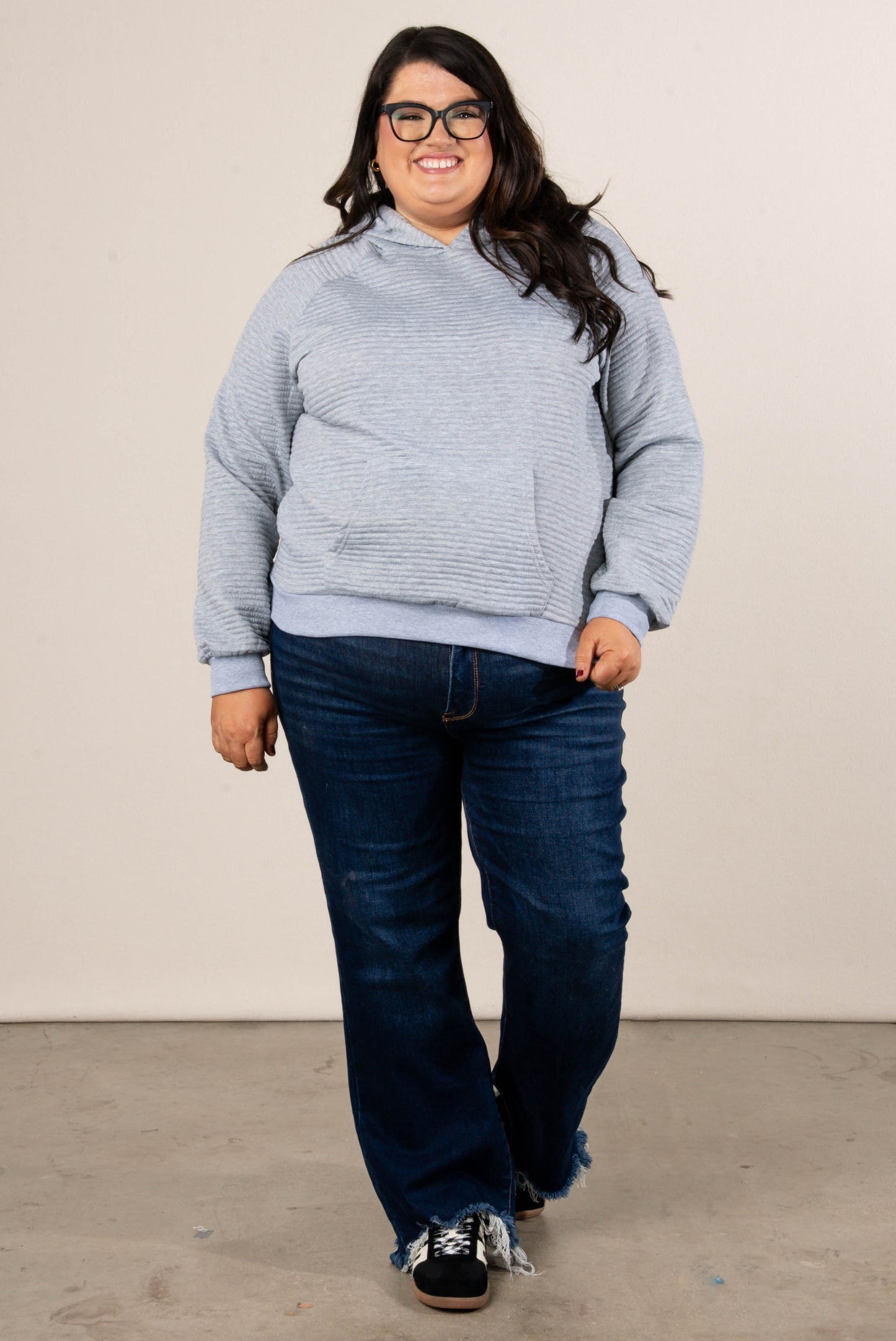 Snuggle Up Ribbed Hooded Pullover