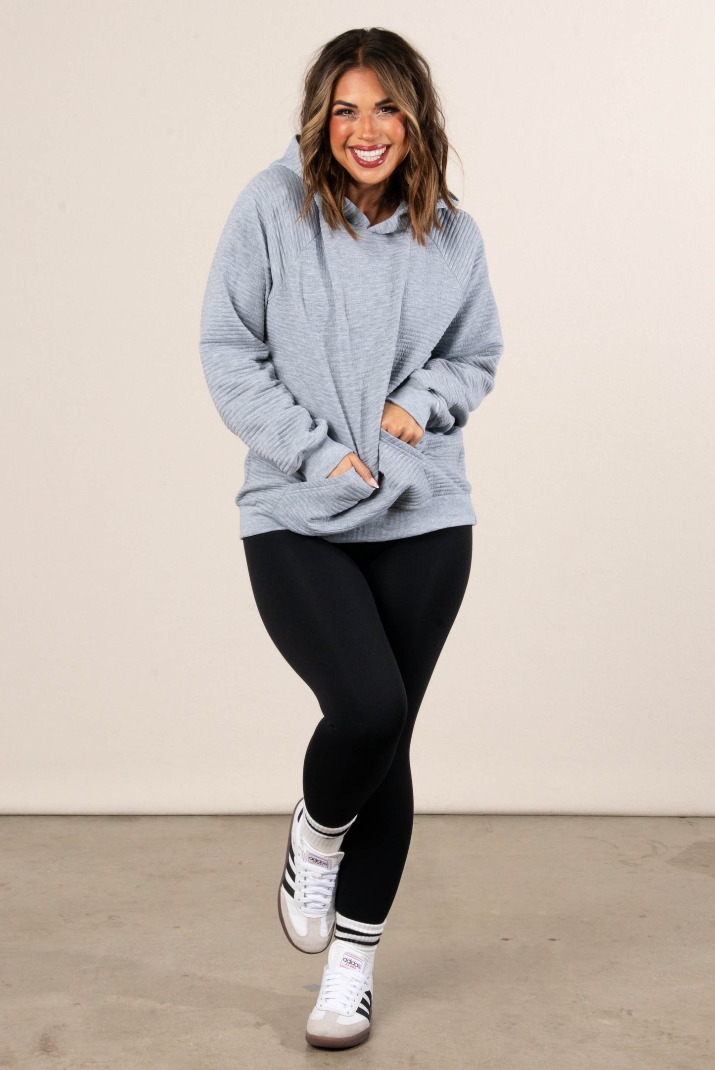 Snuggle Up Ribbed Hooded Pullover